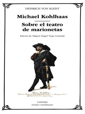 cover image of Michael Kohlhaas; Sobre el teatro de marionetas